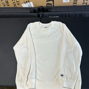 Men's Off-White Crewneck Sweater
